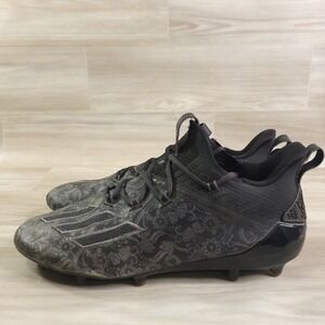 adidas adizero New Reign Football Cleats Men's 11.5 Floral Black EH2723  Black